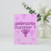 Nummer 1 postkarte (Stehend Vorderseite)