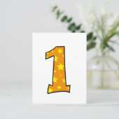 Nummer 1 postkarte (Stehend Vorderseite)