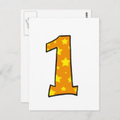 Nummer 1 postkarte (Vorne/Hinten)