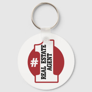 Nummer 1 Real Anwesen Agent Schlüsselanhänger