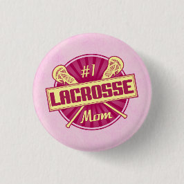 Nummer 1 Schaltfläche für die Lacrosse-Mama Button