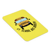 Nummer 1 Schulbusfahrerspass Magnet (Rechte Seite)
