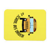 Nummer 1 Schulbusfahrerspass Magnet (Horizontal)