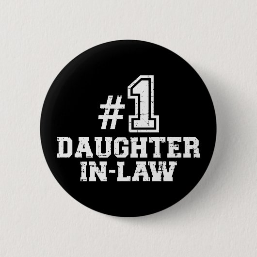 Nummer 1 Schwiegertochter Button (Vorderseite)