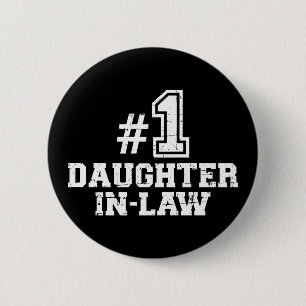 Nummer 1 Schwiegertochter Button