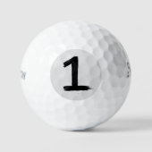 Nummer 1 Srixon Soft Feel 13 Golfball (Vorderseite)