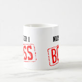 Nummer 1 Tasse für den Boss-Kaffee | Motivierend (Mittel)
