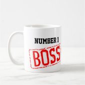Nummer 1 Tasse für den Boss-Kaffee | Motivierend (Links)