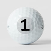Nummer 1 Taylor Made TP5 Golfball (Vorderseite)
