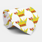 Nummer 1 Vater # 1 Vater Krawatte (Gerollt)