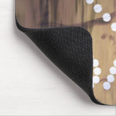 Nummer 1 Vater auf Holz Mousepad (Ecke)