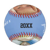 Nummer 1 Vater Benutzerdefiniertes Foto Baseball (Rückseite)