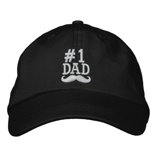 Nummer 1 VATER bestickte Hülle Baseballkappe (Vorderseite)