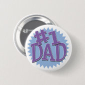 Nummer 1 Vater Button (Vorne & Hinten)