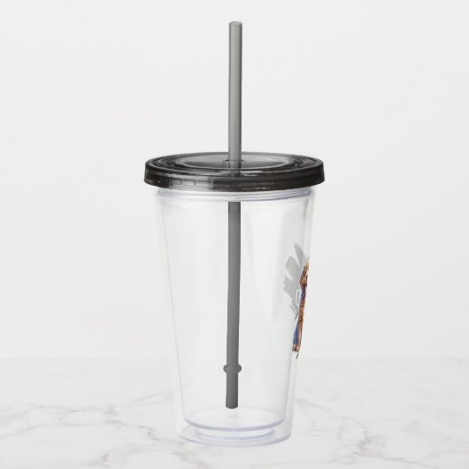 Nummer 1 Vater Custom Acrylic Tumbler Acryltrinkbecher (Rechts)