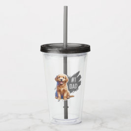 Nummer 1 Vater Custom Acrylic Tumbler Acryltrinkbecher