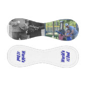 Nummer 1 Vater Foto Vathage Tag blau Baseball (Paneele)