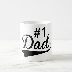 Nummer 1 Vater Glückliches Vatertag Tasse Geschen