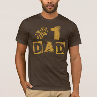 Nummer 1 Vater Grunge Jersey T - Shirt