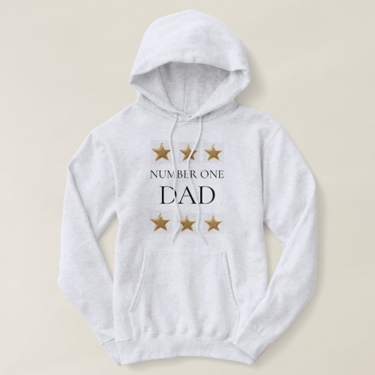Nummer 1 Vater Hoodie (Design vorne)