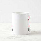 Nummer 1 Vater Kaffee Tasse (Mittel)