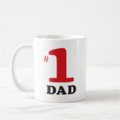 Nummer 1 Vater Kaffee Tasse (Links)