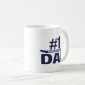 Nummer 1 Vater Kaffeezubereitung Tasse (VorderseiteRechts)