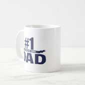 Nummer 1 Vater Kaffeezubereitung Tasse (Vorderseite Links)