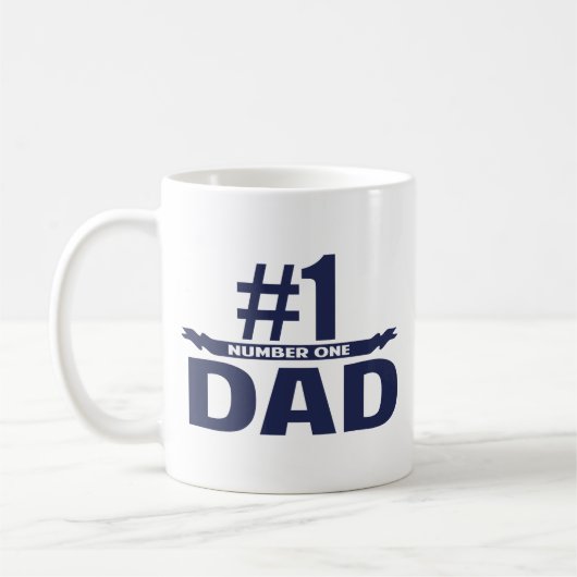 Nummer 1 Vater Kaffeezubereitung Tasse (Links)