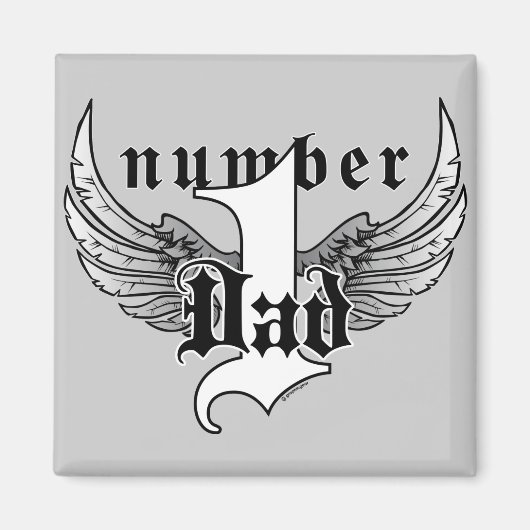 Nummer 1 Vater Magnet (Vorne)