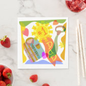 Nummer 1 Vater Napkins Serviette (Beispiel)