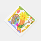 Nummer 1 Vater Napkins Serviette (Ecke)