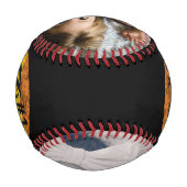 Nummer 1 Vater Retro-Foto Vintag Baseball (Rückseite)