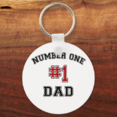 Nummer 1 Vater Schlüsselanhänger (Vorderseite)