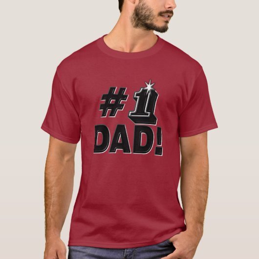 Nummer 1 Vater T-Shirt (Vorderseite)