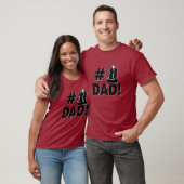 Nummer 1 Vater T-Shirt (Unisex)