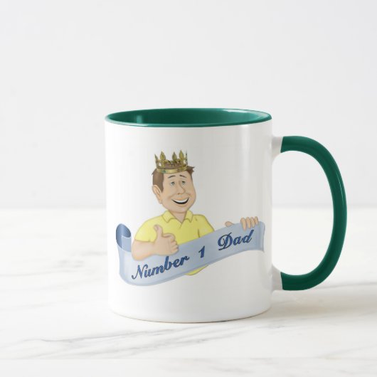 Nummer 1 Vater Tasse (Rechts)
