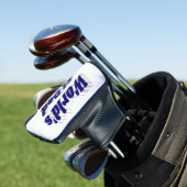 Nummer 1 Vater Vathage Dunkelblauer Text Golf Head Headcover (In Situ)