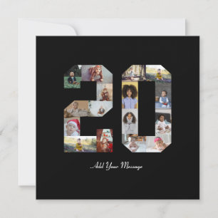 Nummer 20 FotoCollage Ankündigung