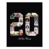 Nummer 20 FotoCollage Fotodruck (Vorne)