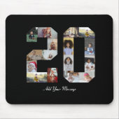 Nummer 20 FotoCollage Mousepad (Vorne)