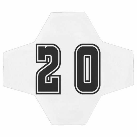 Nummer 20 fußball (Flach)