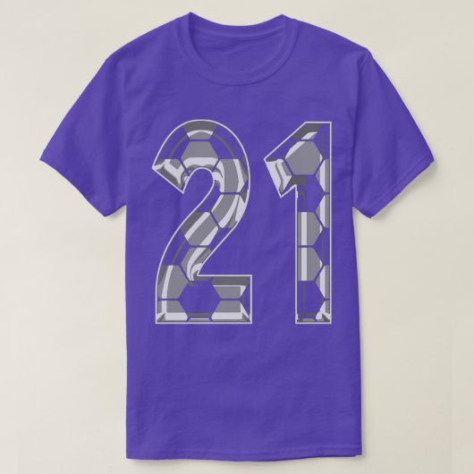 Nummer 21 Jersey 21 Mama Player Fan T-Shirt (Design vorne)
