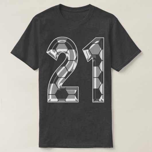 Nummer 21 Jersey 21 Mama Player Fan T-Shirt (Design vorne)