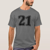 Nummer 21 zwanzig Front T-Shirt (Vorderseite)