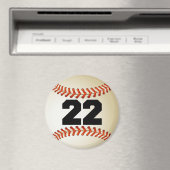 Nummer 22 Baseball Magnet (In Situ (Geschirrspüler))