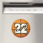 Nummer 22 Basketball Magnet (In Situ (Geschirrspüler))