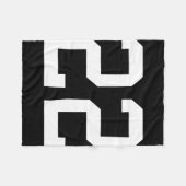 Nummer 22 Byck Design Fußballtraining Fleecedecke (Vorderseite (Horizontal))