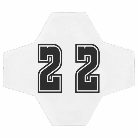 Nummer 22 fußball (Flach)