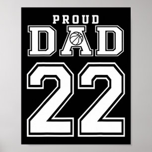 Nummer 22 Personalisierter benutzerdefinierter Bys Poster